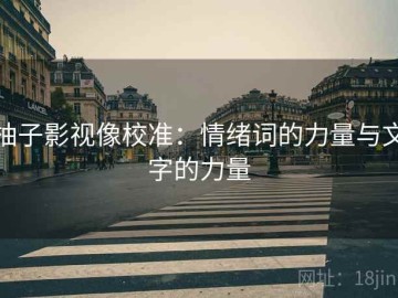 柚子影视像校准：情绪词的力量与文字的力量