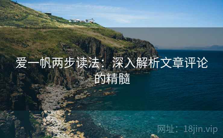 爱一帆两步读法：深入解析文章评论的精髓