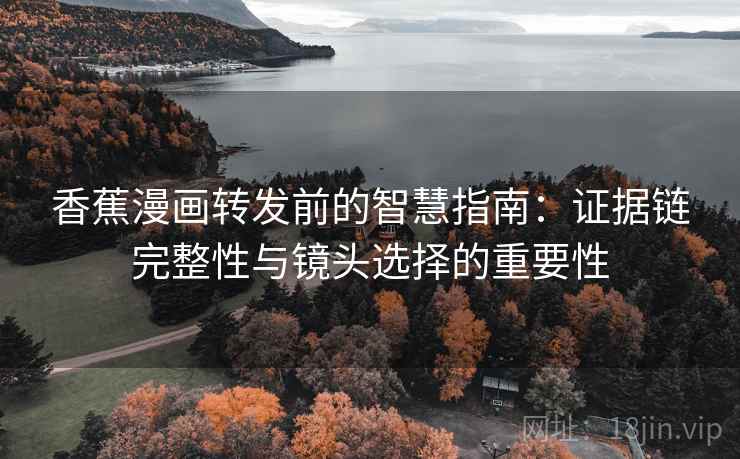 香蕉漫画转发前的智慧指南：证据链完整性与镜头选择的重要性