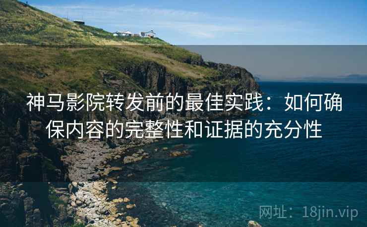 神马影院转发前的最佳实践：如何确保内容的完整性和证据的充分性